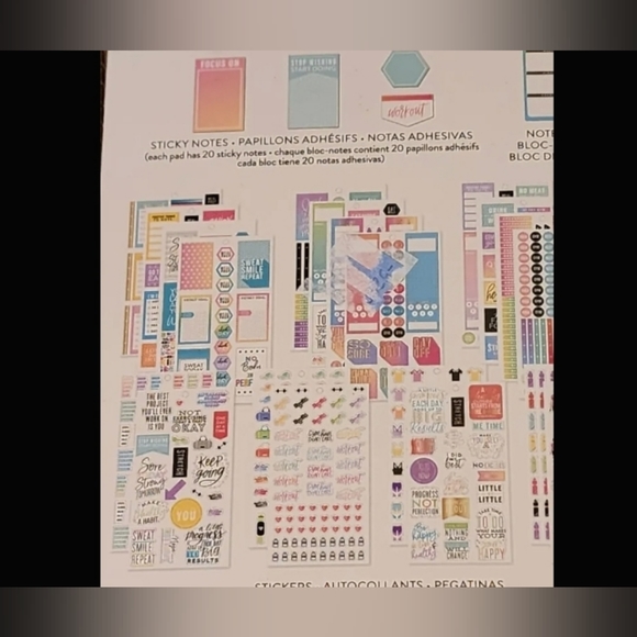 Nwt the happy planner healthy hero accessory book - Picture 3 of 5